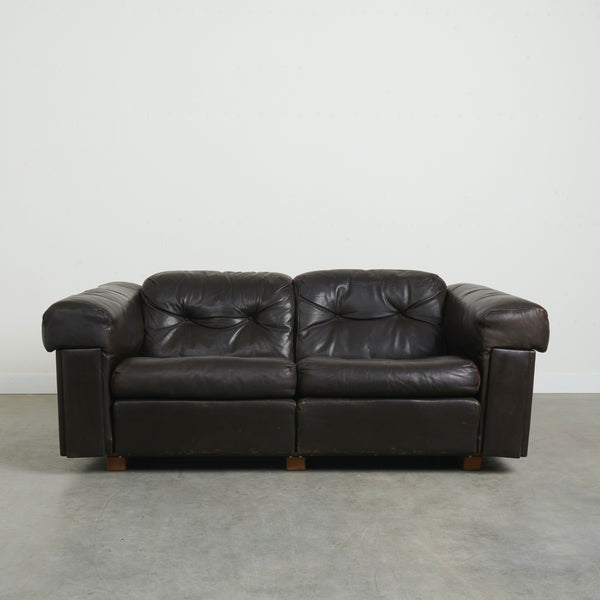 Robert Haussmann 2 seat lounge sofa, De Sede 1970s