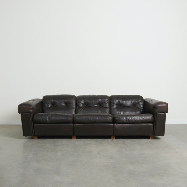 Robert Haussmann 3 seat lounge sofa, De Sede 1970s