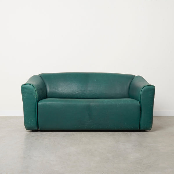 De Sede sofa, model DS47 in green leather