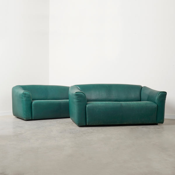 De Sede sofa, model DS47 in green leather