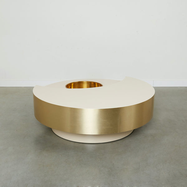 Revolving coffee table by Willy Rizzo, 1970s