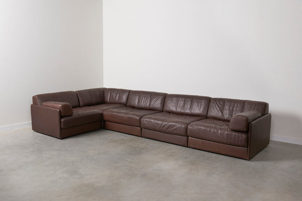 Large De Sede DS76 modular sofa, 1970s