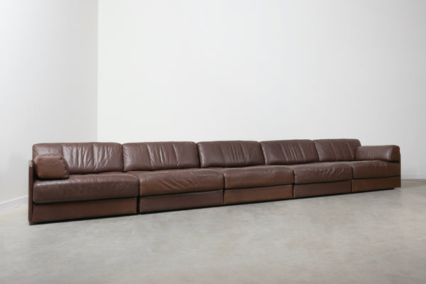 Large De Sede DS76 modular sofa, 1970s