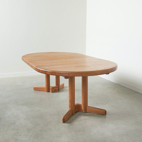 Large dining table by Daumiller for Gramrode, Denmark 1970s