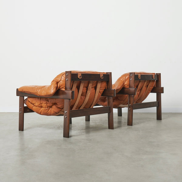 Set Percival Lafer lounge chairs, model MP-41