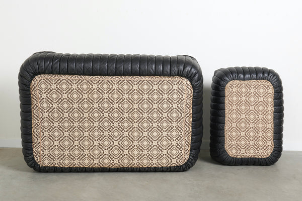 Vintage Cinna Sandra sofa with hocker