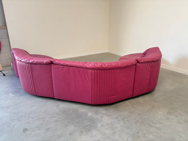 Vintage round modular sofa, 1980s