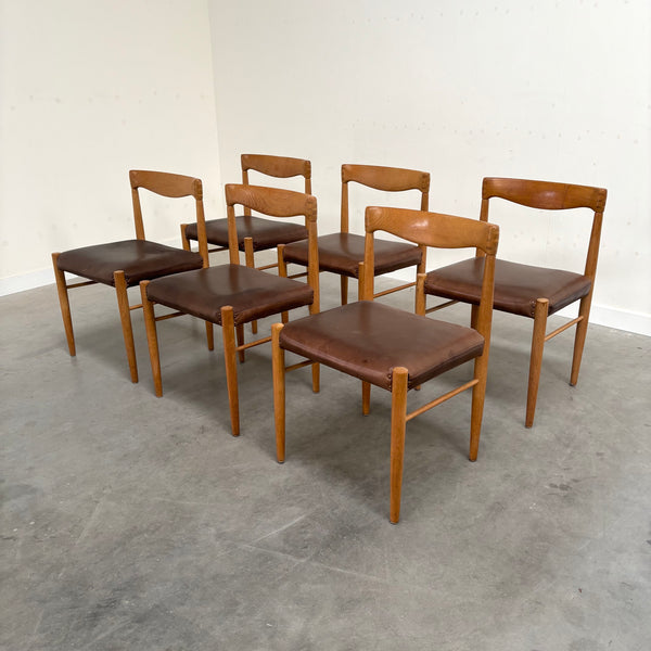 6 Bramin dining chairs, 1960s