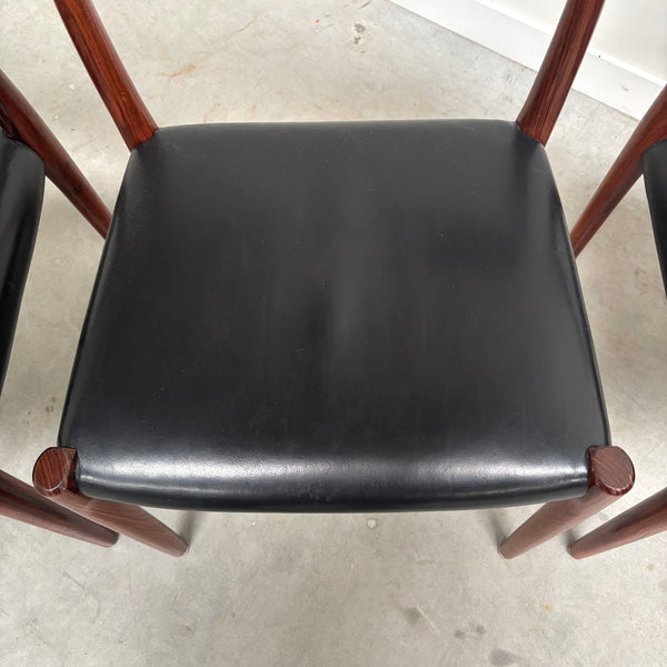 4x Møller 77 dining chairs, Denmark 1960s