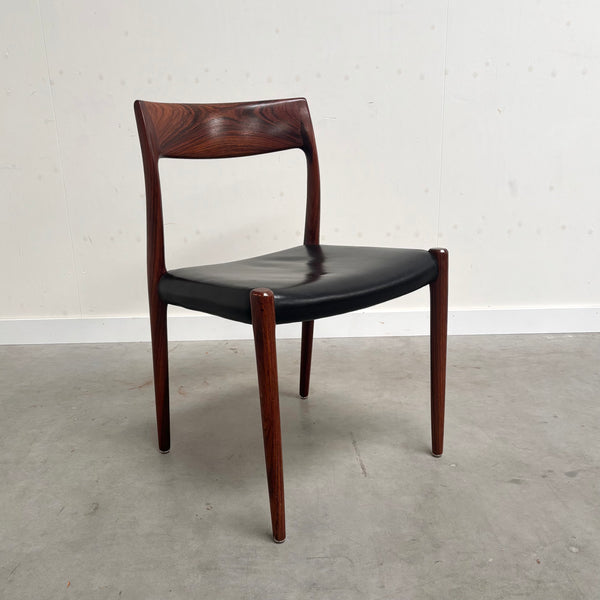 4x Møller 77 dining chairs, Denmark 1960s
