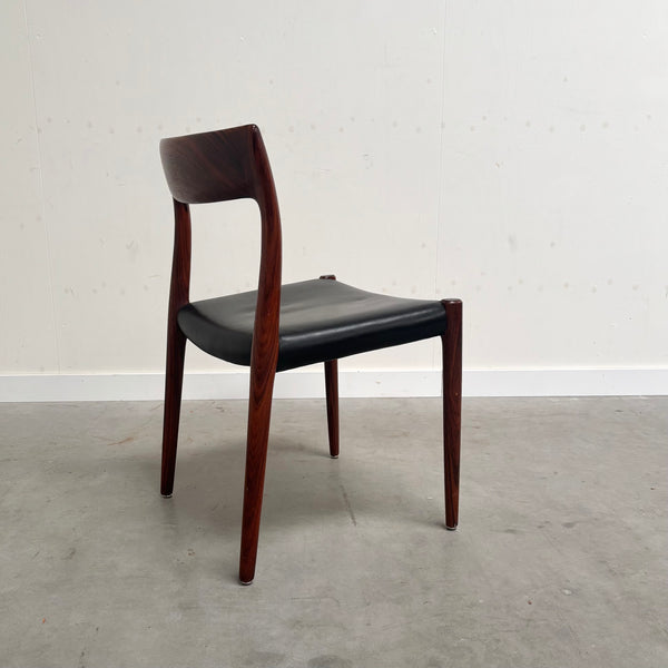 4x Møller 77 dining chairs, Denmark 1960s