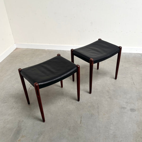 Set Møller 80A stools, 1960s