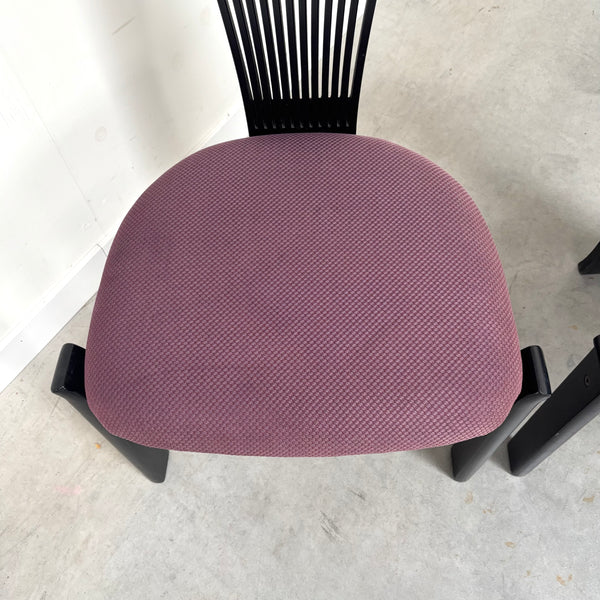 6x Postmodern dining chairs by Westnofa, 1980s
