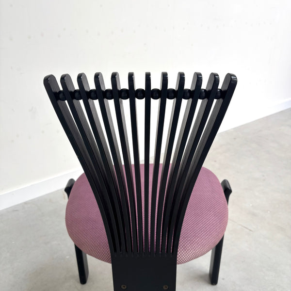 6x Postmodern dining chairs by Westnofa, 1980s