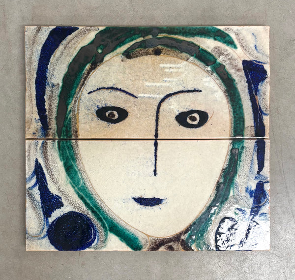 Ceramic art tiles, 1960s