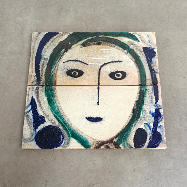 Ceramic art tiles, 1960s