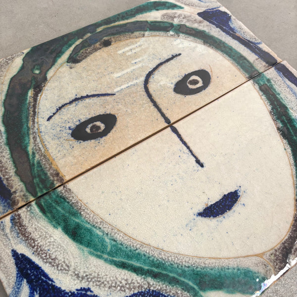 Ceramic art tiles, 1960s