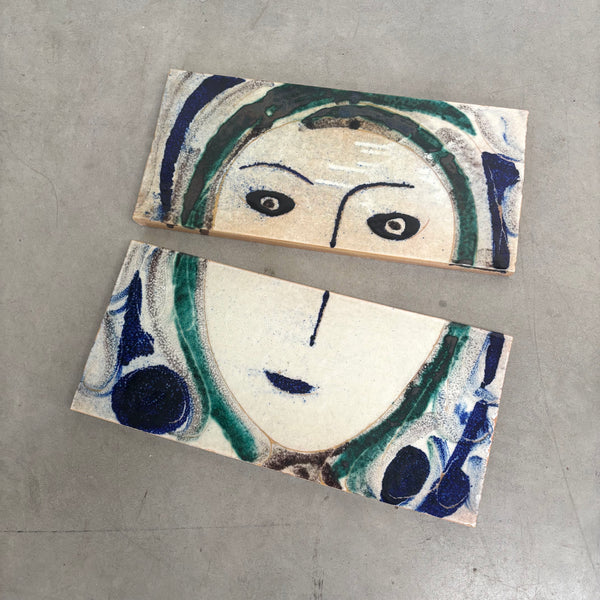 Ceramic art tiles, 1960s