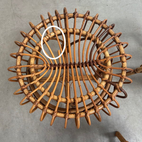 Set of six Franco Albini stools, 1960s