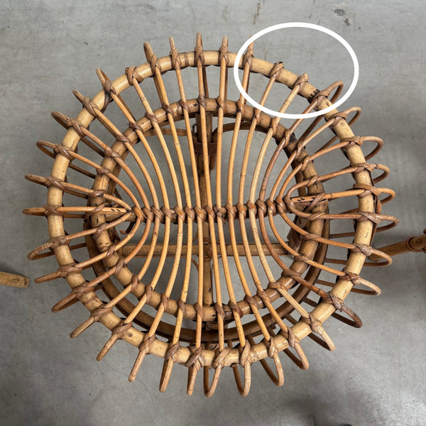 Set of six Franco Albini stools, 1960s