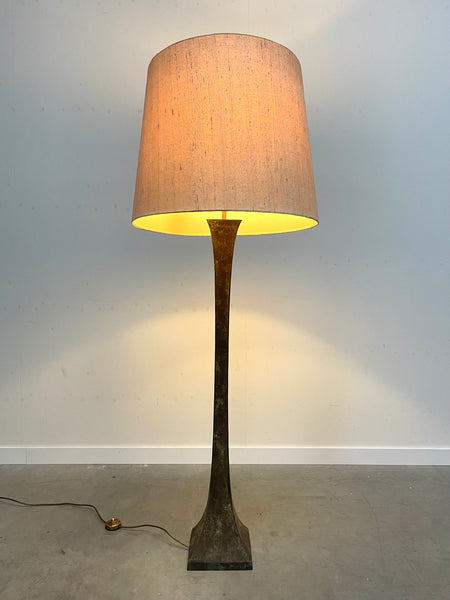 Bronze Hansen Lighting floor lamp, 1960s