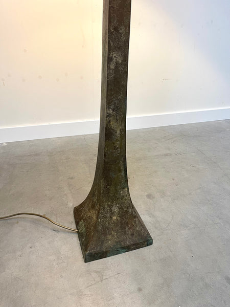 Bronze Hansen Lighting floor lamp, 1960s