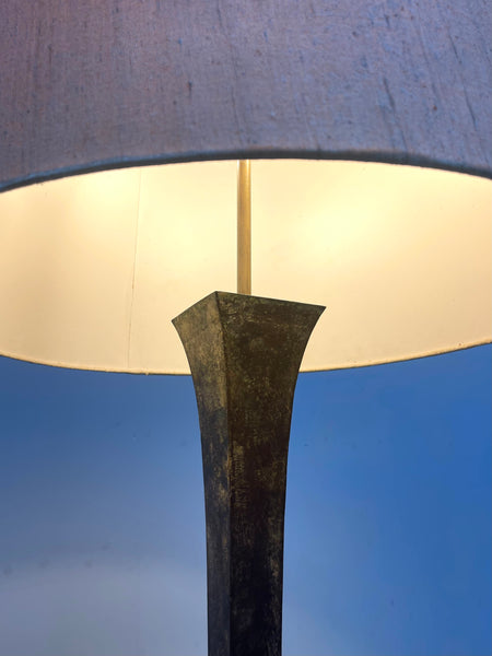 Bronze Hansen Lighting floor lamp, 1960s