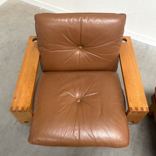 Klaus Rausch lounge chair with hocker, 1960s