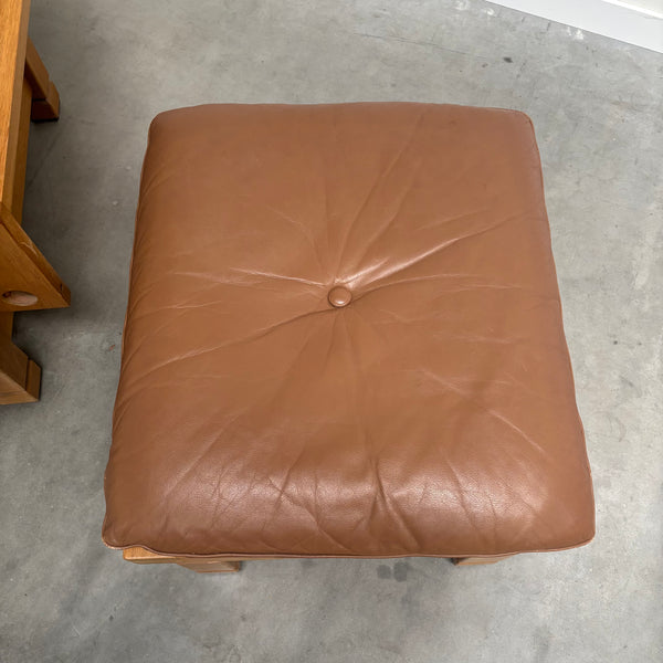 Klaus Rausch lounge chair with hocker, 1960s