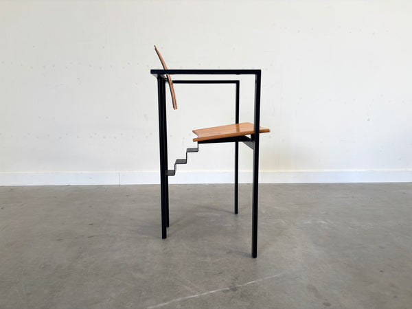 Six post modern Trix chairs by KFF, 1980s