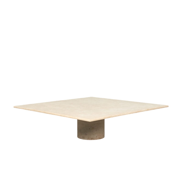 Large travertine coffee table: Up & Up
