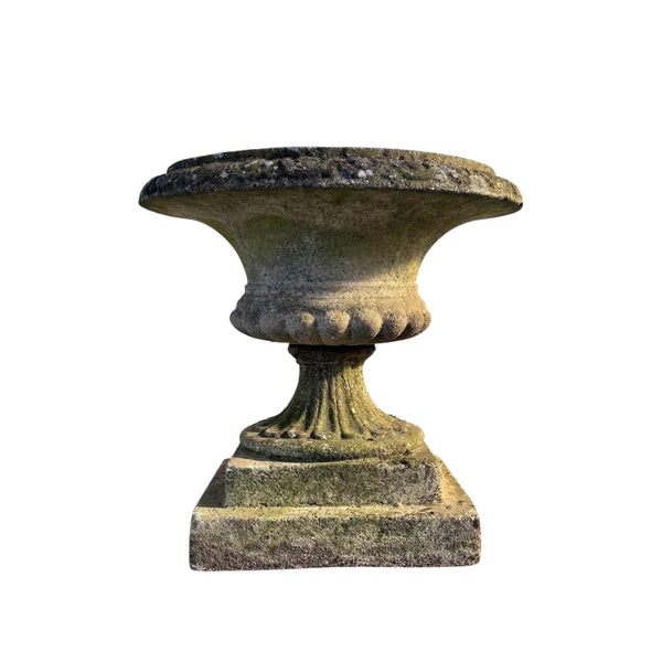 Ancient concrete plant stand