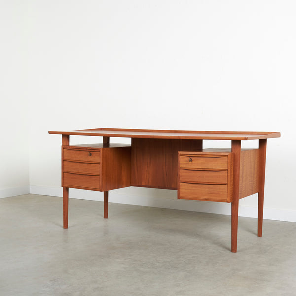 Vintage writing desk by Peter Løvig Nielsen, Denmark 1960s