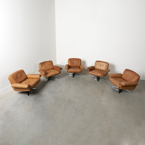 De Sede lounge chairs DS31, Switzerland 1970s