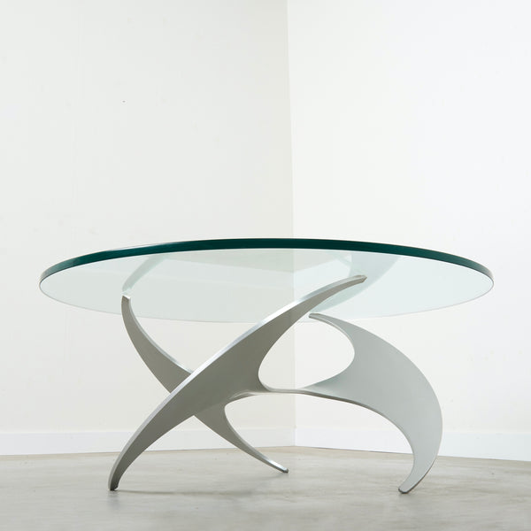 Propeller coffee table by Ronald Schmitt, 1960s