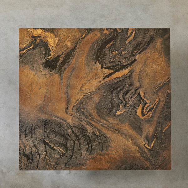 Brutalist style marble coffee table, 1970s