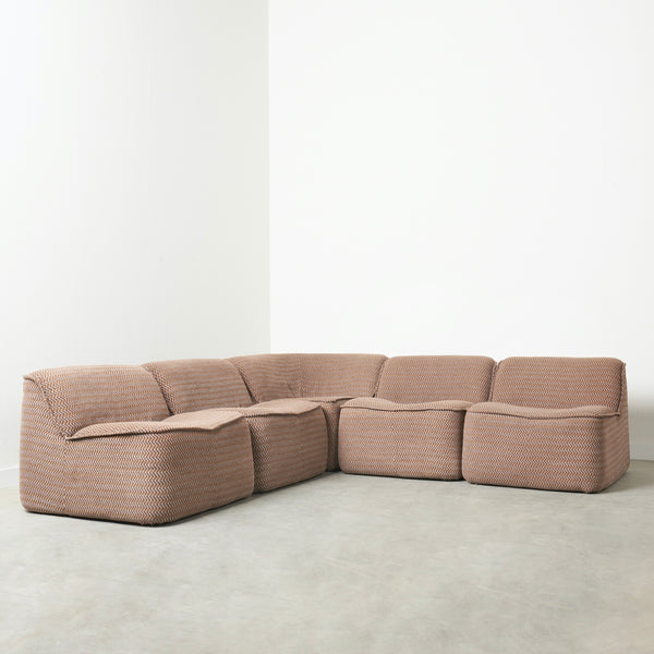Mid Century elements sofa, Italy 1970s