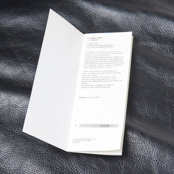 Le Corbusier sofa, LC5 . FLC, 1930s design