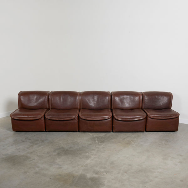 Vintage De Sede modular sofa DS-12, 1970s