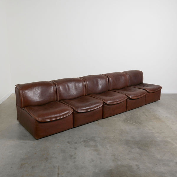 Vintage De Sede modular sofa DS-12, 1970s