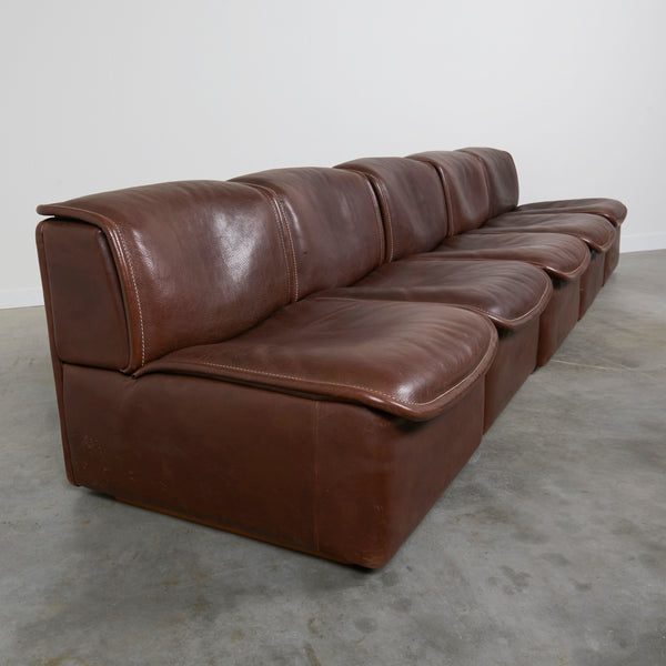 Vintage De Sede modular sofa DS-12, 1970s