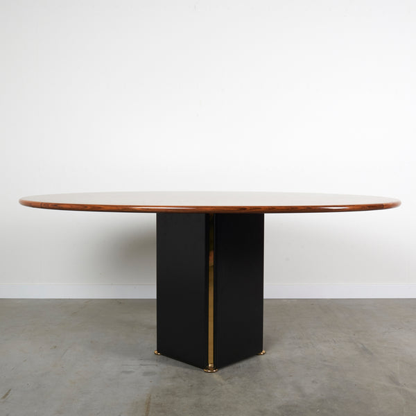 Oval dining table by Afra & Tobia Scarpa for Maxalto, Italy 1970s