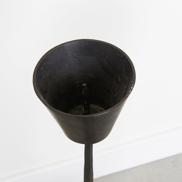 Brutalist candle holder, 1960s