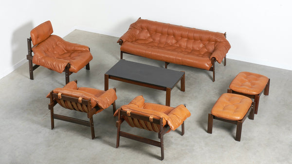 Vintage Percival Lafer lounge sofa, model MP-41