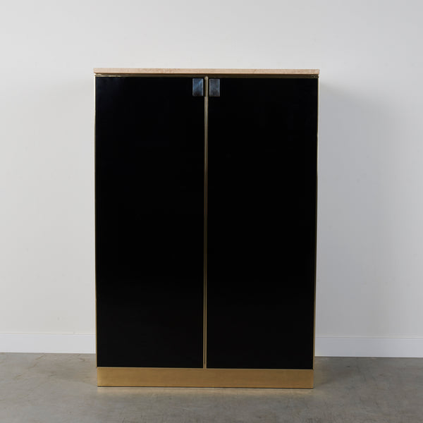 Hollywood Regency highboard / cabinet by Belgo Chrom, 1970s