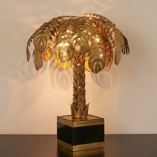 Vintage table lamp by Maison Jansen, France 1970s