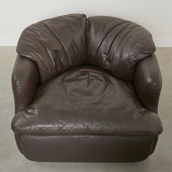 Saporiti Confidential lounge chair, Italy 1970s