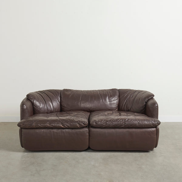 Saporiti Confidential lounge sofa, Italy 1970s