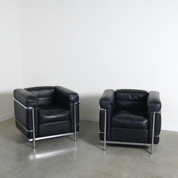 Cassina LC2 chairs by Le Corbusier & Charlotte Perriand