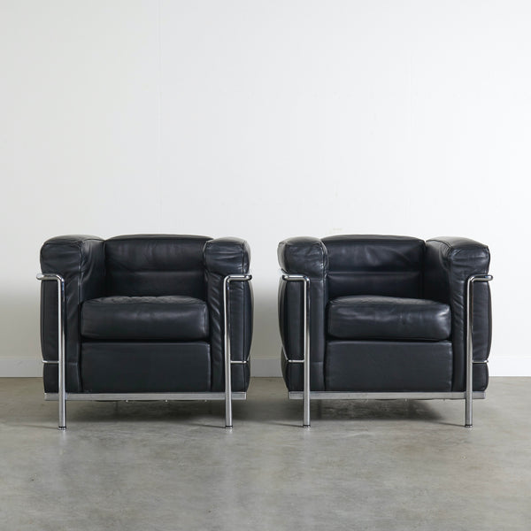 Cassina LC2 chairs by Le Corbusier & Charlotte Perriand